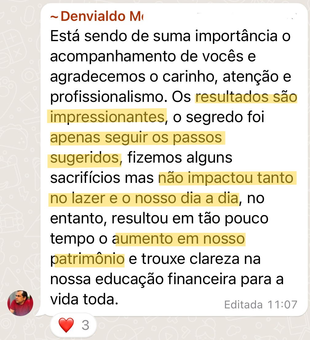 Depoimento Aluno
